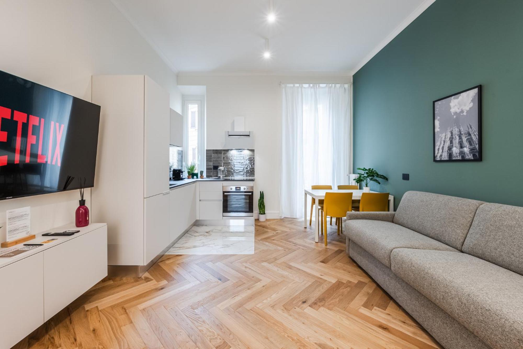 Apartamento Modern 3-room Flat - Near Metro & Park *